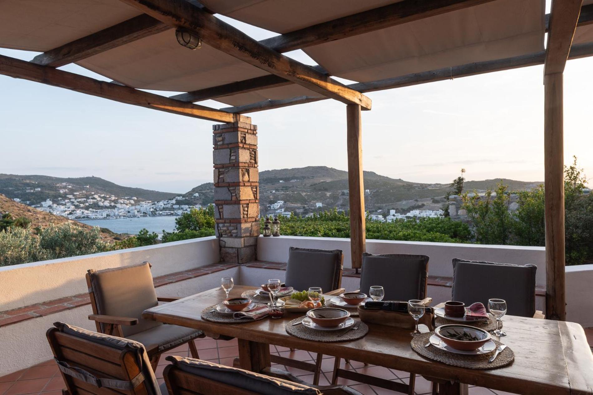 Blue Vista Patmos Villa สกาลา ภายนอก รูปภาพ